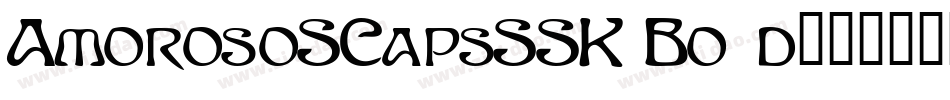 AmorosoSCapsSSK Bold字体转换